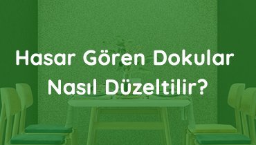 Hasar Gören Dokular Nasıl Düzeltilir?